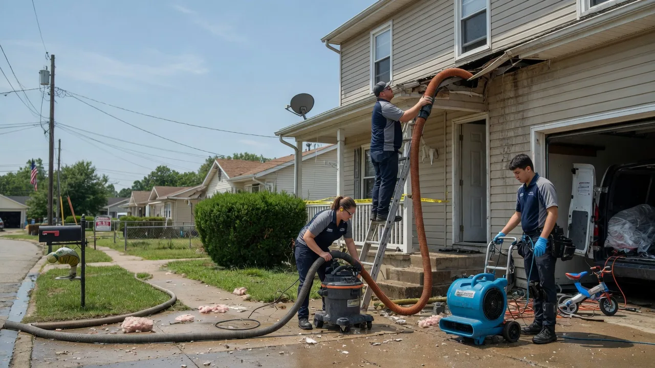 Water Damage Restoration in Walshville, IL near me